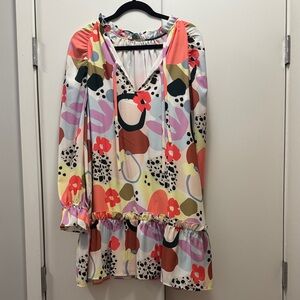 CROSBY by Mollie Burch Multicolor Long Sleeve Dress